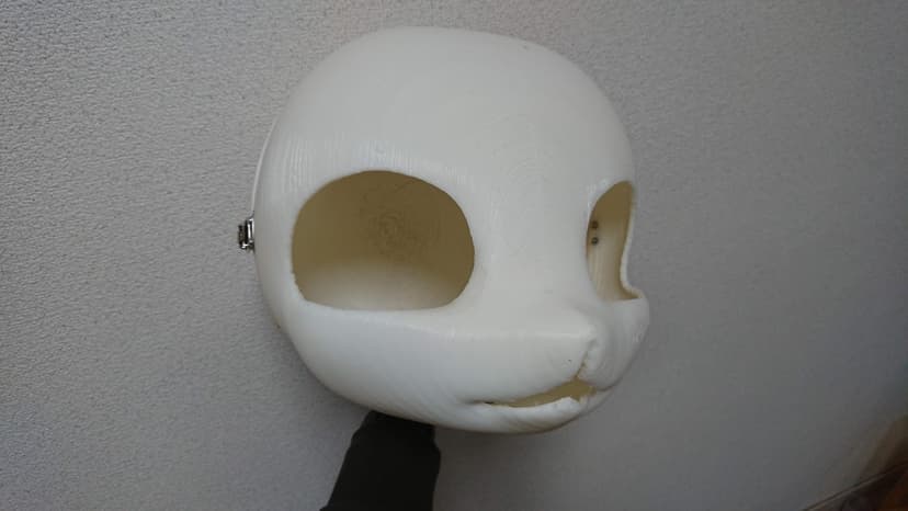 A plastic rabbit headbase